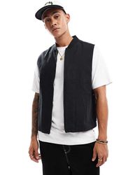 ASOS - Washed Gilet - Lyst