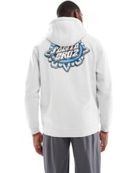 Santa Cruz - Regular Fit Graphic Logo Hoodie With Back Print - Lyst