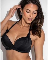 Pour Moi - St Kitts Underwired Boost Push Up Padded Bikini Top - Lyst