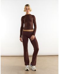 agon® - Crew Neck Long Sleeve Top - Lyst
