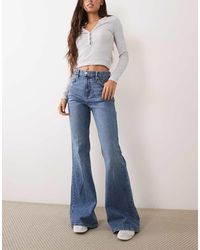 Mango - Violeta 100% Cotton Flared Jean - Lyst