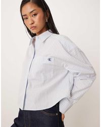 Calvin Klein - Relaxed Cotton Poplin Shirt - Lyst