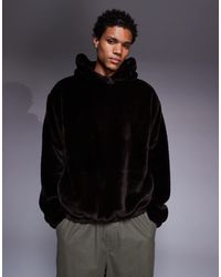 ASOS - – locker geschnittener kapuzenpullover - Lyst