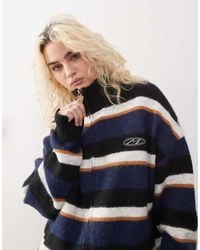 Minga - London Zip Up Multi Stripe Cardigan - Lyst
