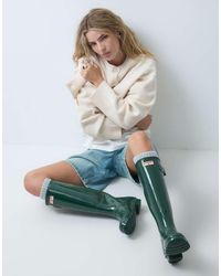HUNTER - Original Anniversary Tall Gloss Wellington Boots - Lyst