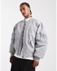 ASOS - Oversized Bomber Jacket - Lyst