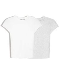 Bershka - 2-pack Of Short Sleeve Round Neck T-shirts - Lyst
