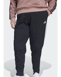 adidas Originals - Essentials 3-Stripes Jogger Pants (Plus Size) - Lyst