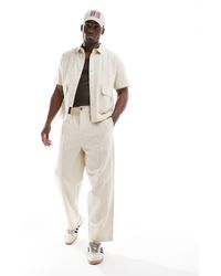 Native Youth - Relaxed Linen Trousers With Cornelli Embroidery Co-ord - Lyst