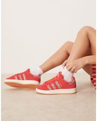 adidas Originals - Zapatillas De Deporte Rojas Y Color Crema Campus 00S De X Liberty London-Rojo - Lyst