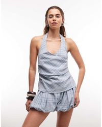 ASOS - Drape Halter Top - Lyst