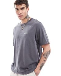 Abercrombie & Fitch - Small Scale Polished Logo Oversized Heavyweight T-shirt - Lyst