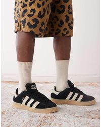 adidas Originals - Zapatillas De Deporte Negras Y Color Crema Con Suela De Goma Campus 00S De - Lyst