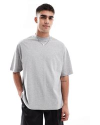 ASOS - Essentials Oversized T-shirt With High Neck - Lyst