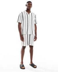 Only & Sons - Linen Look Short Co-Ord - Lyst