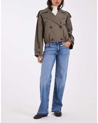 Gap - 90's Loose Low Rise Straight Leg Jeans With Side Slit - Lyst