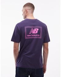 New Balance - Woven Label T-Shirt - Lyst