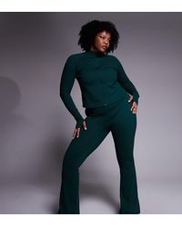 4505 - Curve Icon Zip Up Studio Long Sleeve Top - Lyst