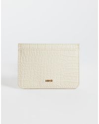 Mango - Croc Effect Card Holder - Lyst