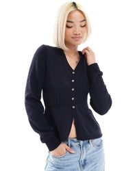 ASOS - Gebreid Vest Met V-Hals En Structuur - Lyst