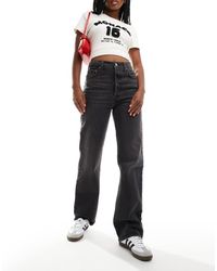 Levi's - Vaqueros Largos Lavado De Talle Muy Alto Y Corte Recto Ribcage De - Lyst