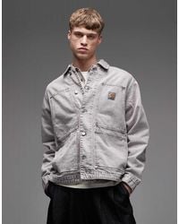 Carhartt - Og Double Front Denim Jacket - Lyst
