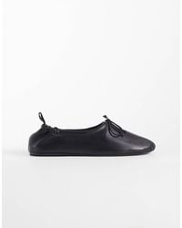 ARKET - Pure Leather Ballet Flat - Lyst