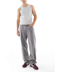 Jack & Jones - Vaqueros Gris Claro Holgados Alex De - Lyst