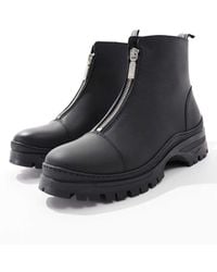 Barbour - Cora Leather Zip Up Ankle Boots - Lyst