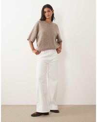 ARKET - Alpaca And Wool Blend Short Sleeve Jumper - Lyst