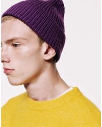 Pull&Bear - Grob gestrickte mütze - Lyst