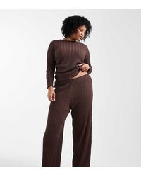 ONLY - Broek Met Textuur - Lyst