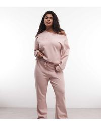 ASOS - Weekend Collective Curve Co-Ord Interlock Flared Trouser - Lyst
