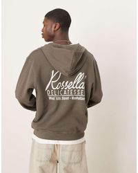 ASOS - Hoodie Met Tekstprint Op De Achterkant - Lyst