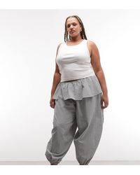 ASOS - Asos Design Curve Balloon Pants With Skirt Overlay Detail - Lyst