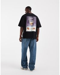 ASOS - Oversized T-shirt With Martini Graphic - Lyst