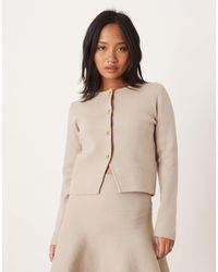 Vila - – strukturierte strickjacke - Lyst