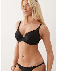 Peek & Beau - Fuller Bust Scallop Underwire Bikini Top - Lyst
