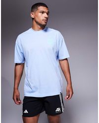 adidas Originals - Adidas Training Power T-shirt With Globe Back Print - Lyst
