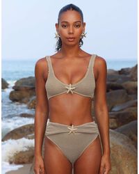 Moda Minx - Baylys Scrunch Knot Bikini Top - Lyst