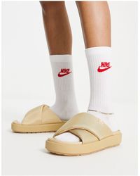 Nike Sophia - Slippers Met Plateauzool - Naturel