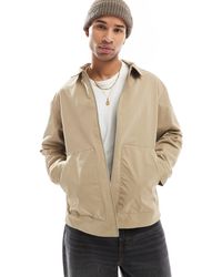Jack & Jones - – harrington-jacke aus twill - Lyst