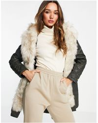 parka coat river island