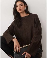 Pretty Lavish - Knitted Rib Detail Sweater - Lyst