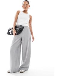 ASOS - Asos Design Petite Tailored Relaxed Straight Leg Trousers - Lyst