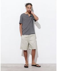 Pull&Bear - Bermuda à taille élastique - menthe - Lyst
