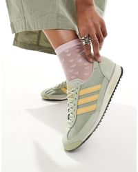 adidas Originals - Sl 72 og - sneakers verde chiaro e giallo - Lyst