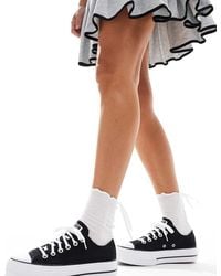 Converse - Chuck Taylor All Star Lift Ox Wide Fit Platform Trainers - Lyst