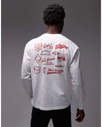 Levi's - – authentic – langärmliges t-shirt - Lyst