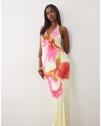 Missguided Missgudied Deep Plunge Backless Swimsuit in Black